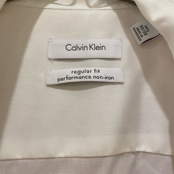 Calvin Klein White Button Down Shirt - Picture 2 of 3